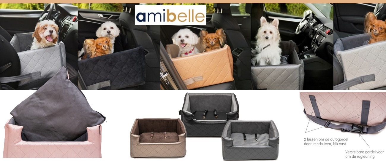 Amibelle autostoelen voor honden