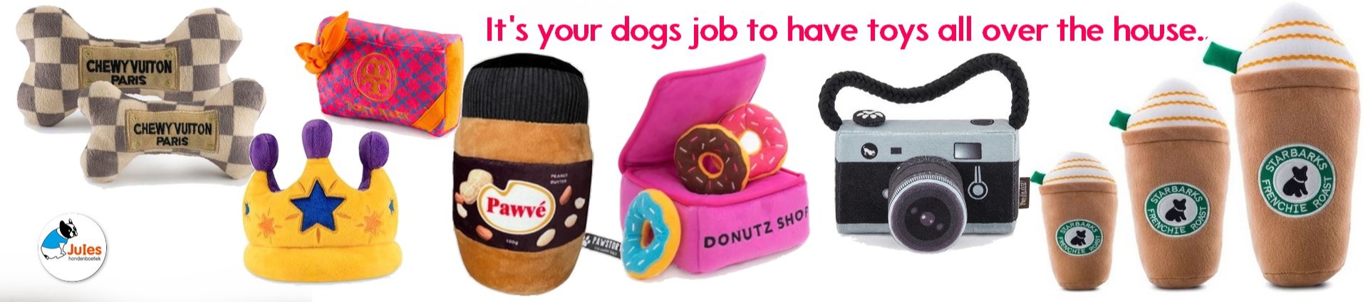 Speelgoed voor honden en hondenspeelgoed van Zippypaws, Fuzzyard en Nylabone